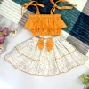 top and layer skirt orange 1 Petal Ruffles Kit