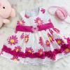 Pink petal baby frock